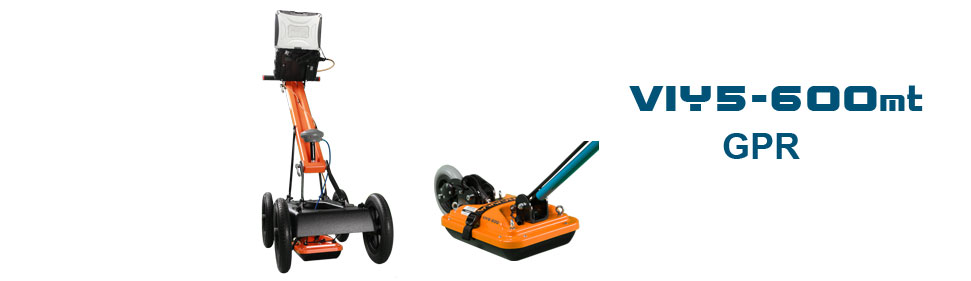 VIY5-600 Ground Penetrating Radar with cart