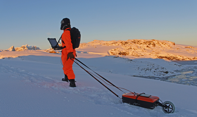 example of application of VIY3-300 GPR