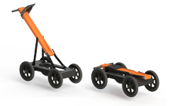 Foldable handcart Cart-46 for transportation of VIY5-37 ground penetrating radar