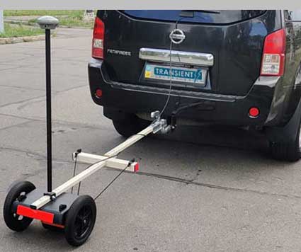 Using VIY ground penetrating radar for road service