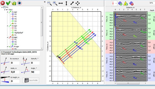 Planner software for VIY3 GPR
