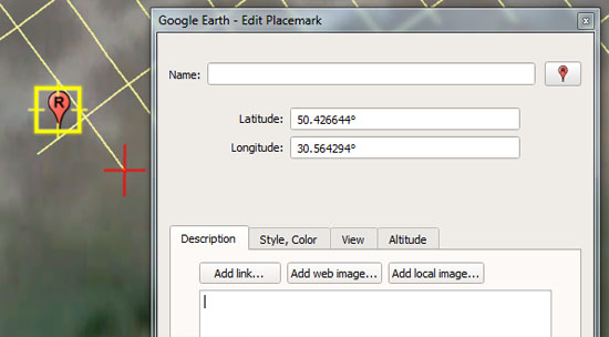 Coordinates of new reference Point