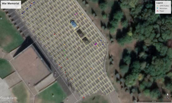 Export to Google Earth looks like this