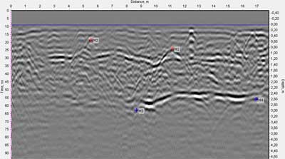 search for utilities with VIY3 GPR