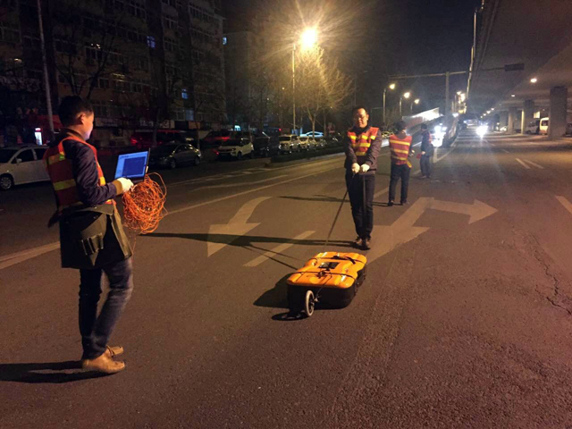 example of application of VIY3-125 Ground Penetrating Radar