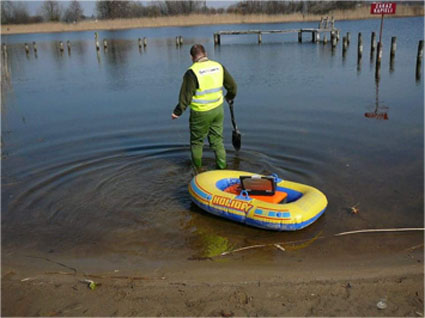 Ecological exploration wih VIY3 GPR