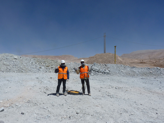 example of application of VIY3-300 GPR