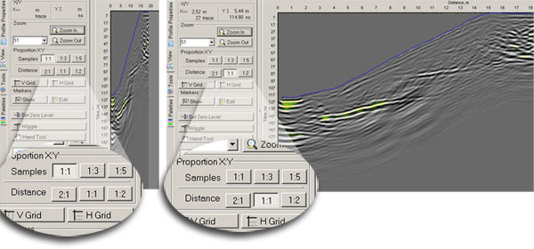 Synchro software for VIY3 ground penetrating radar