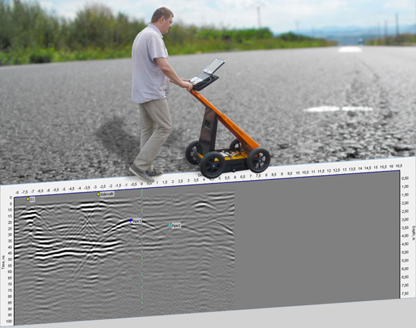 VIY3-300 GPR in work